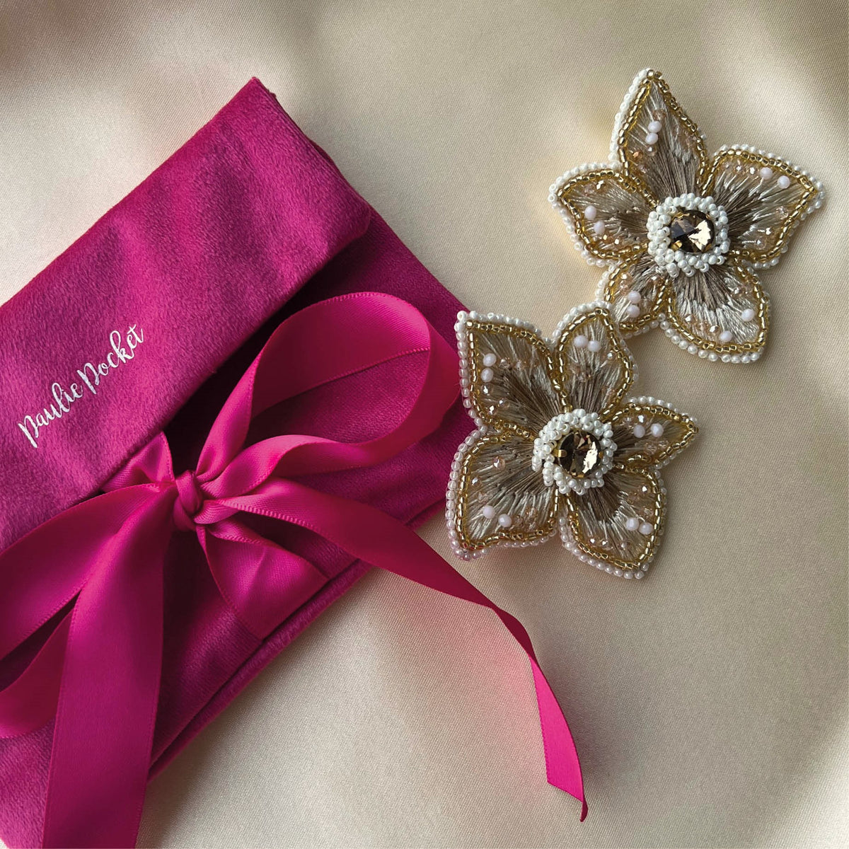 Oorbellen Cecilia - Beige | Jewelry