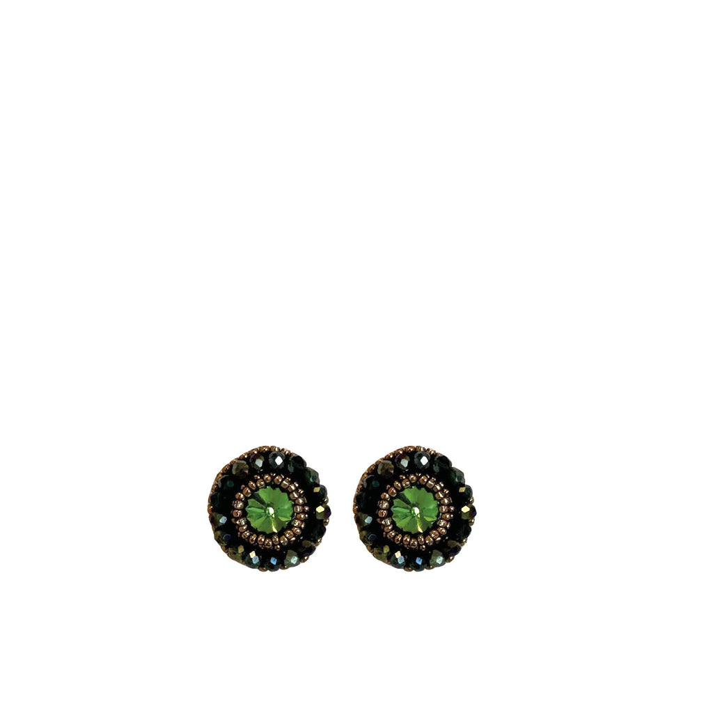 Stella Stone Earrings - Green - Paulie Pocket