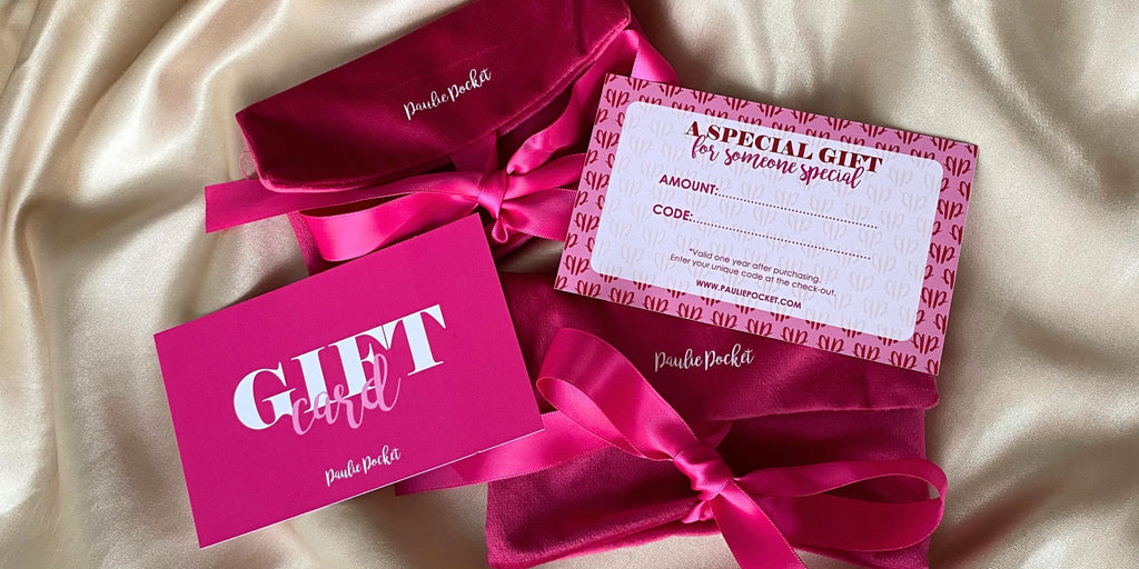 Roze gift card banner - Paulie Pocket