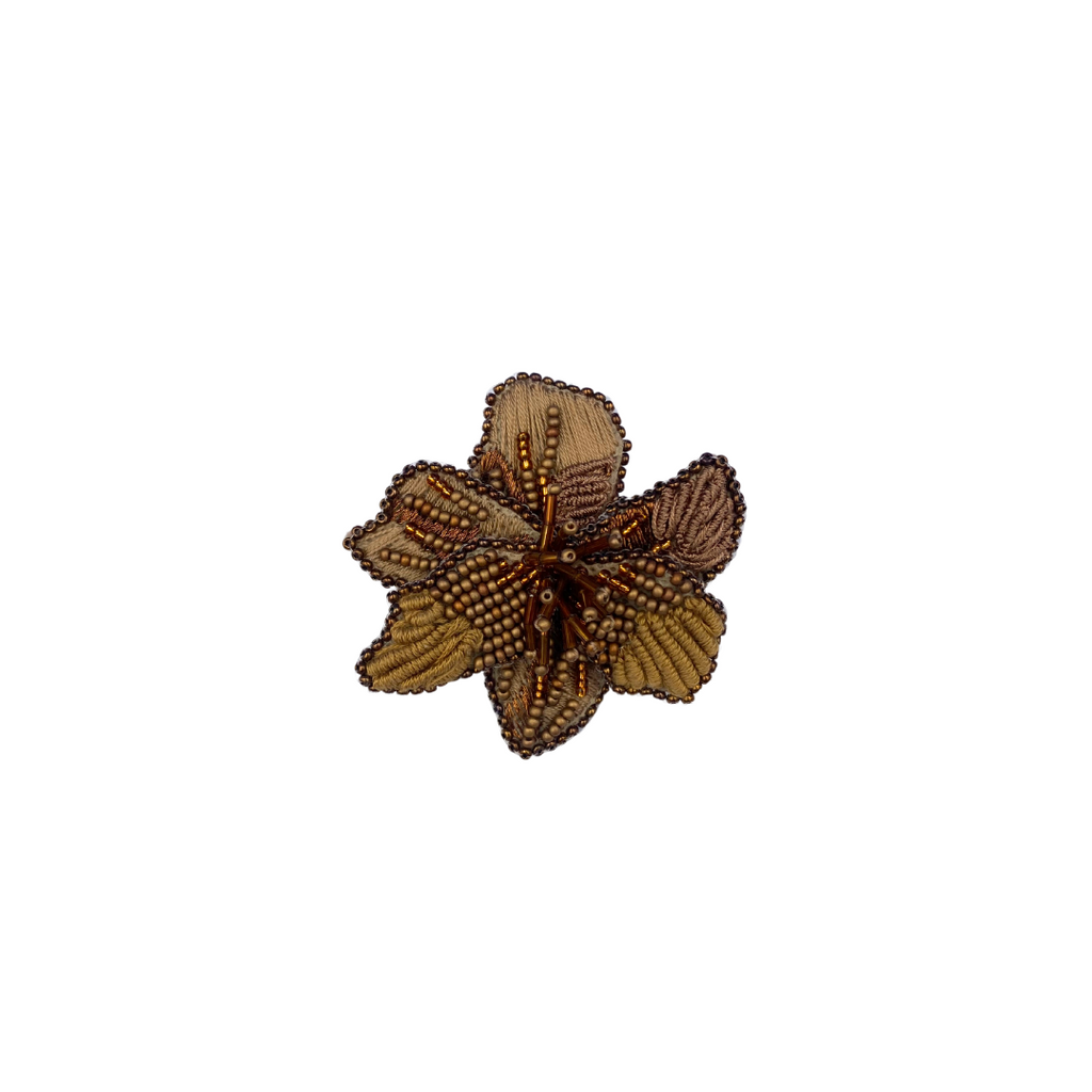 Broche Blossom - Brown - Paulie Pocket