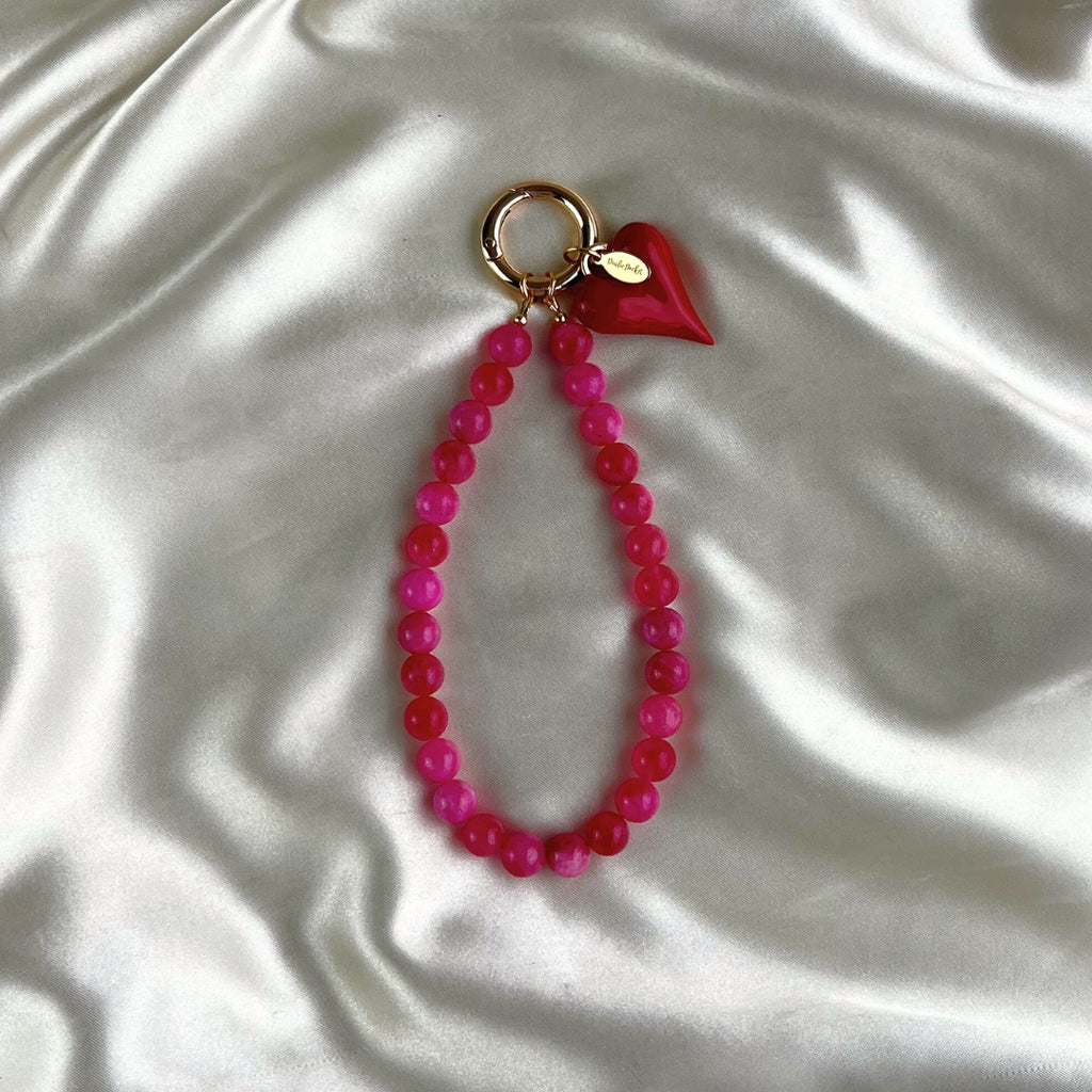 Fuchsia Bag & Phone Charm