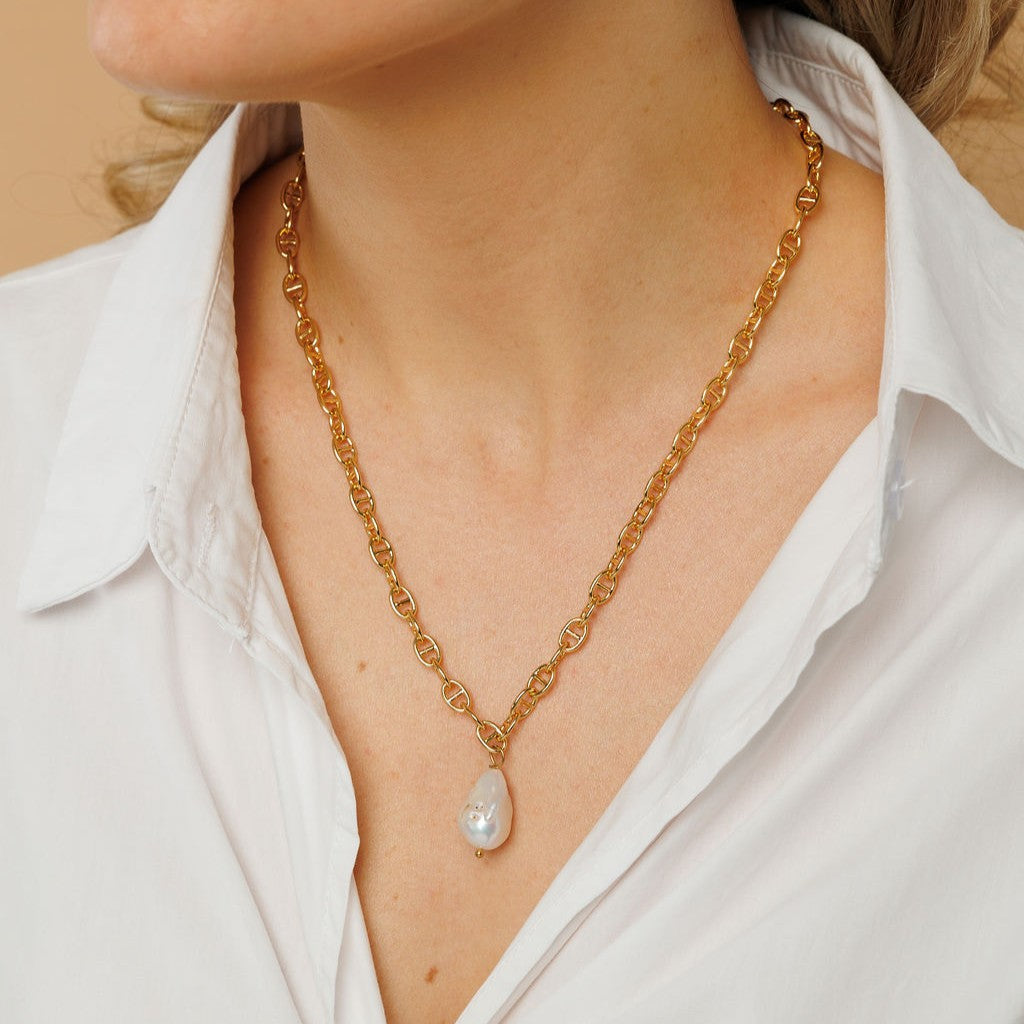 Baroque Pearl Necklace