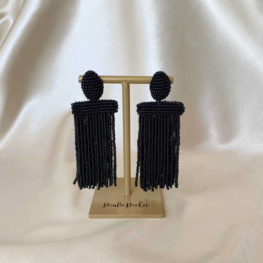 Isadora Earrings - Black - Standaard - Paulie Pocket