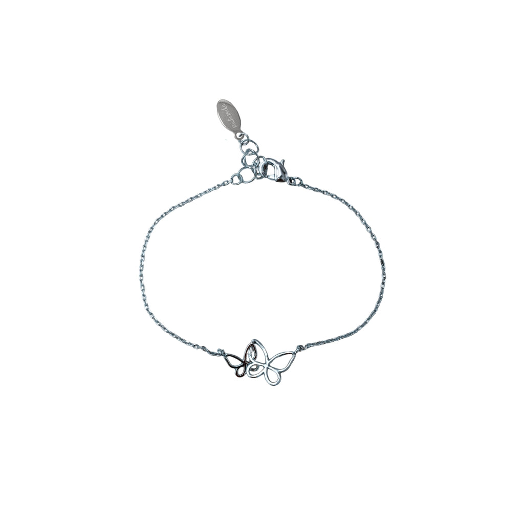 Butterflies of Hope Bracelet - Silver