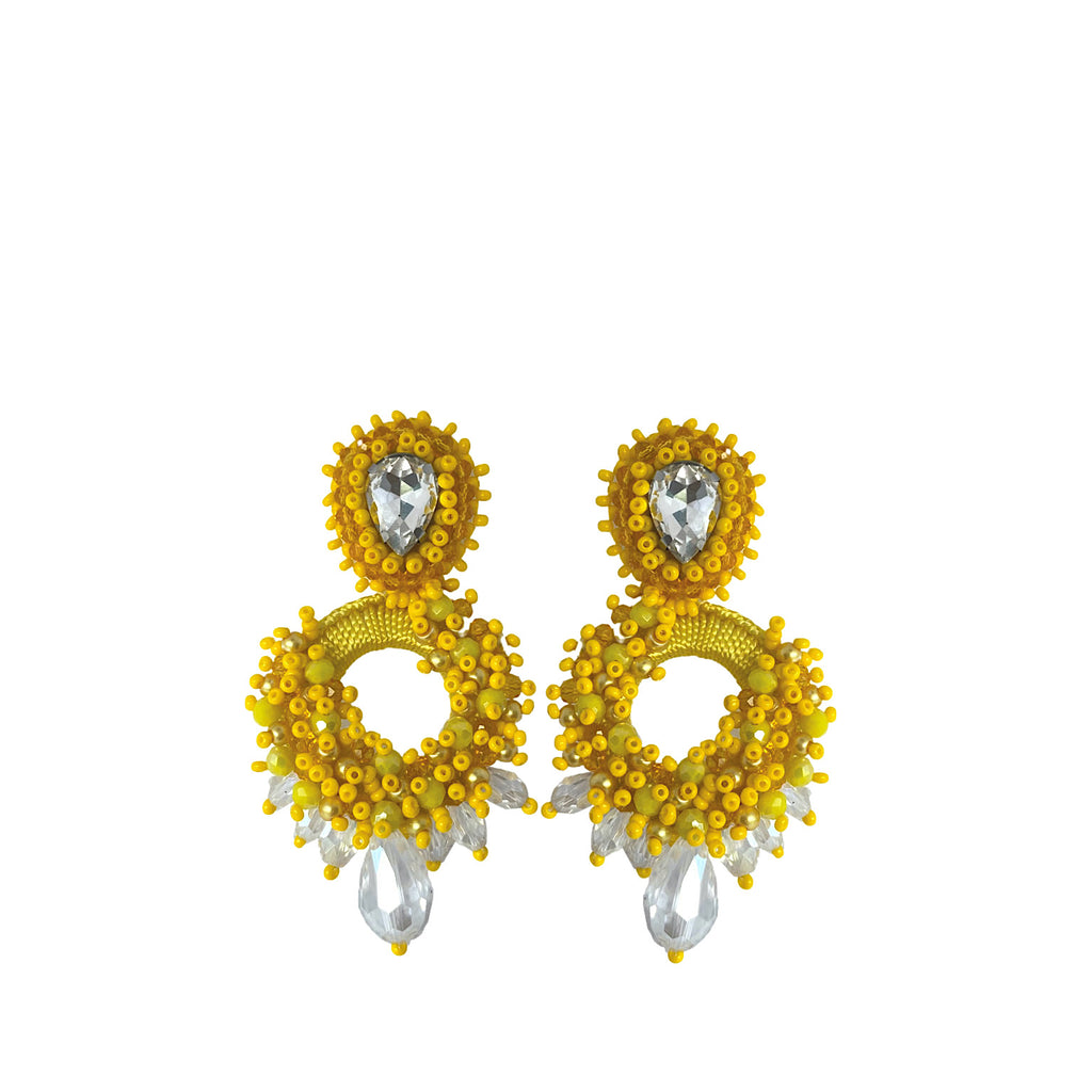 Nova Earrings - Yellow - Paulie Pocket