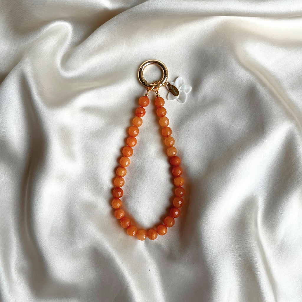 Orange Bag & Phone Charm