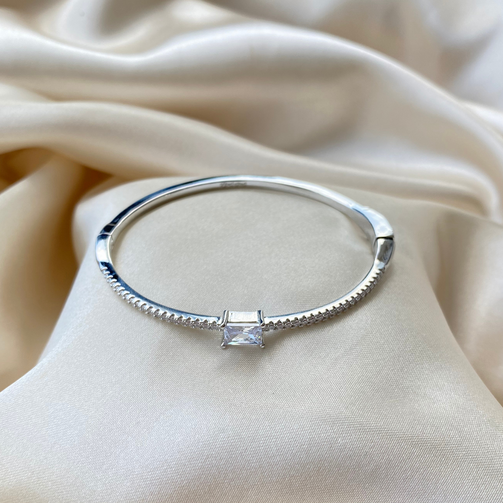 Bangle - Square Zirconia