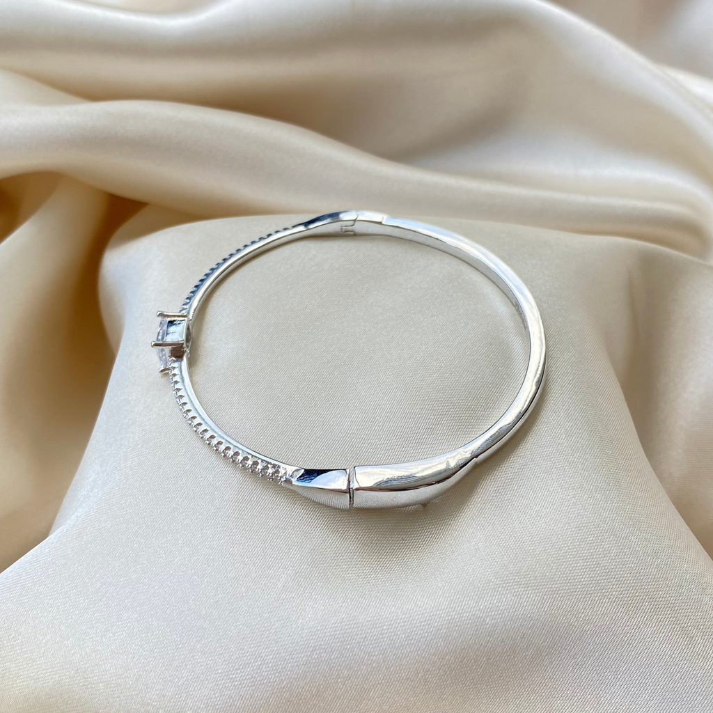 Bangle - Square Zirconia