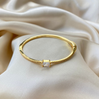 Bangle - Square Zirconia