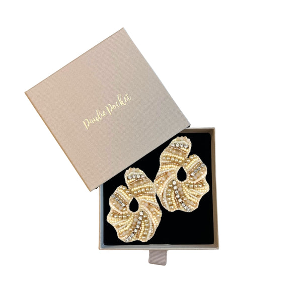 Beige Paulie Pocket Gift Box  - SMALL
