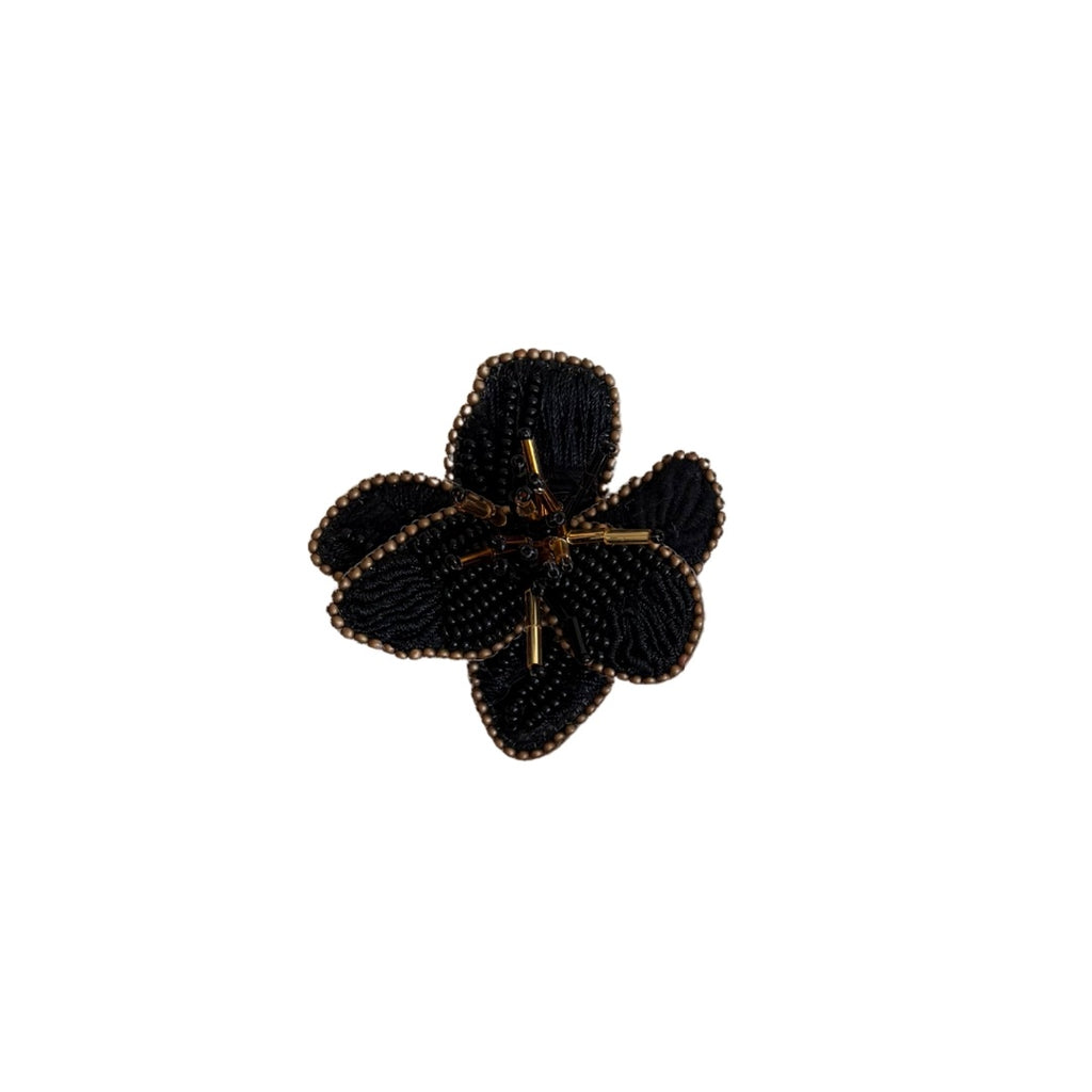 Broche Blossom - Black - Paulie Pocket