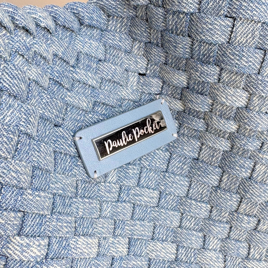 Denim Bucket Bag