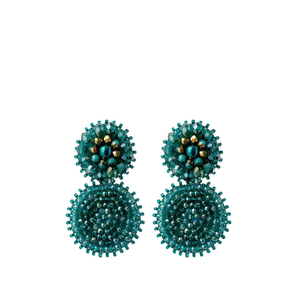 Gorgeous Beads Earrings - Aqua - Paulie Pocket