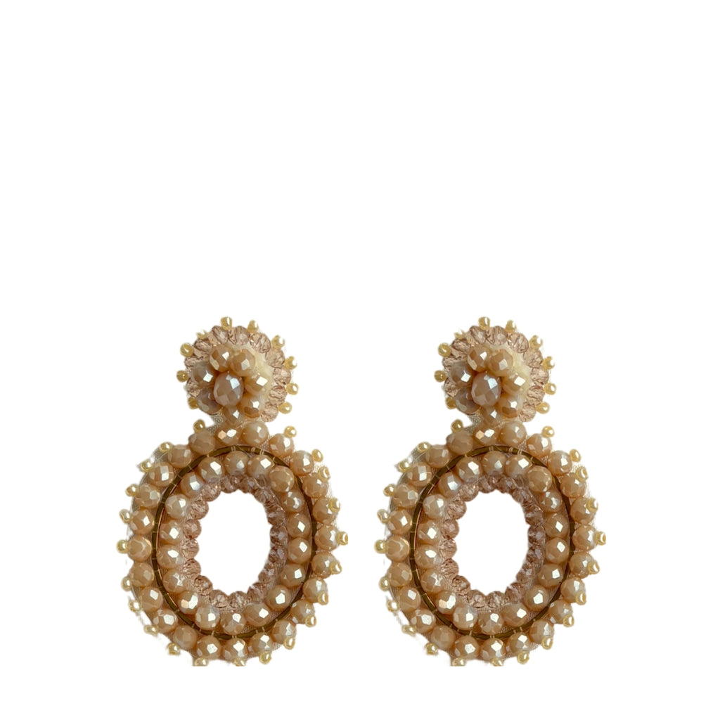 Liva Earrings - Beige
