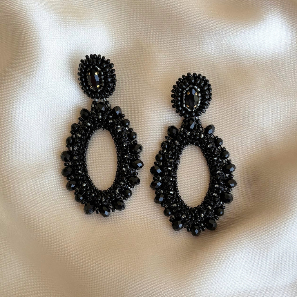 Maeve Earrings - Black