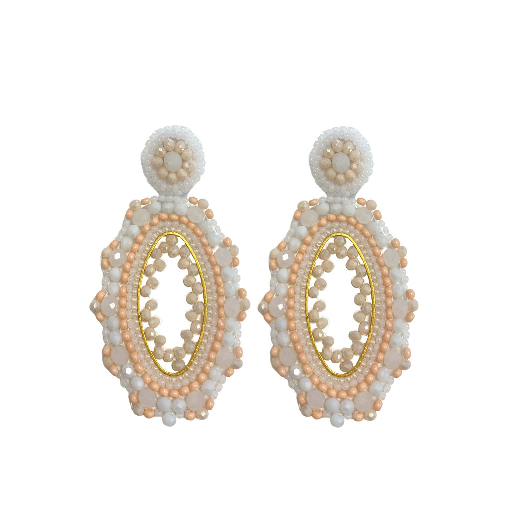Siena Earrings - White Coral - Paulie Pocket