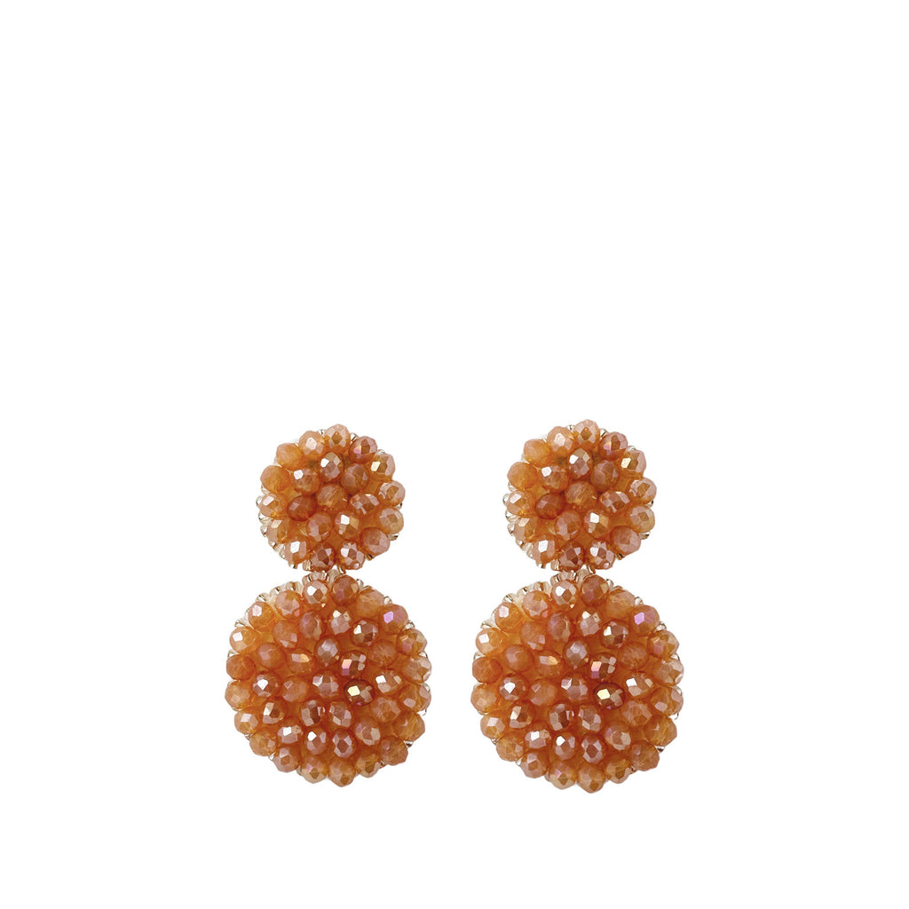 Small Double Earrings - Coral - Paulie Pocket