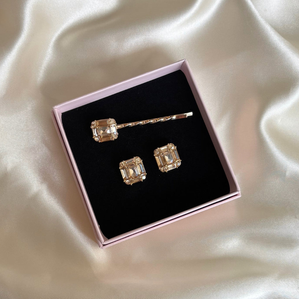 Funkelndes Stecker Set – Gold