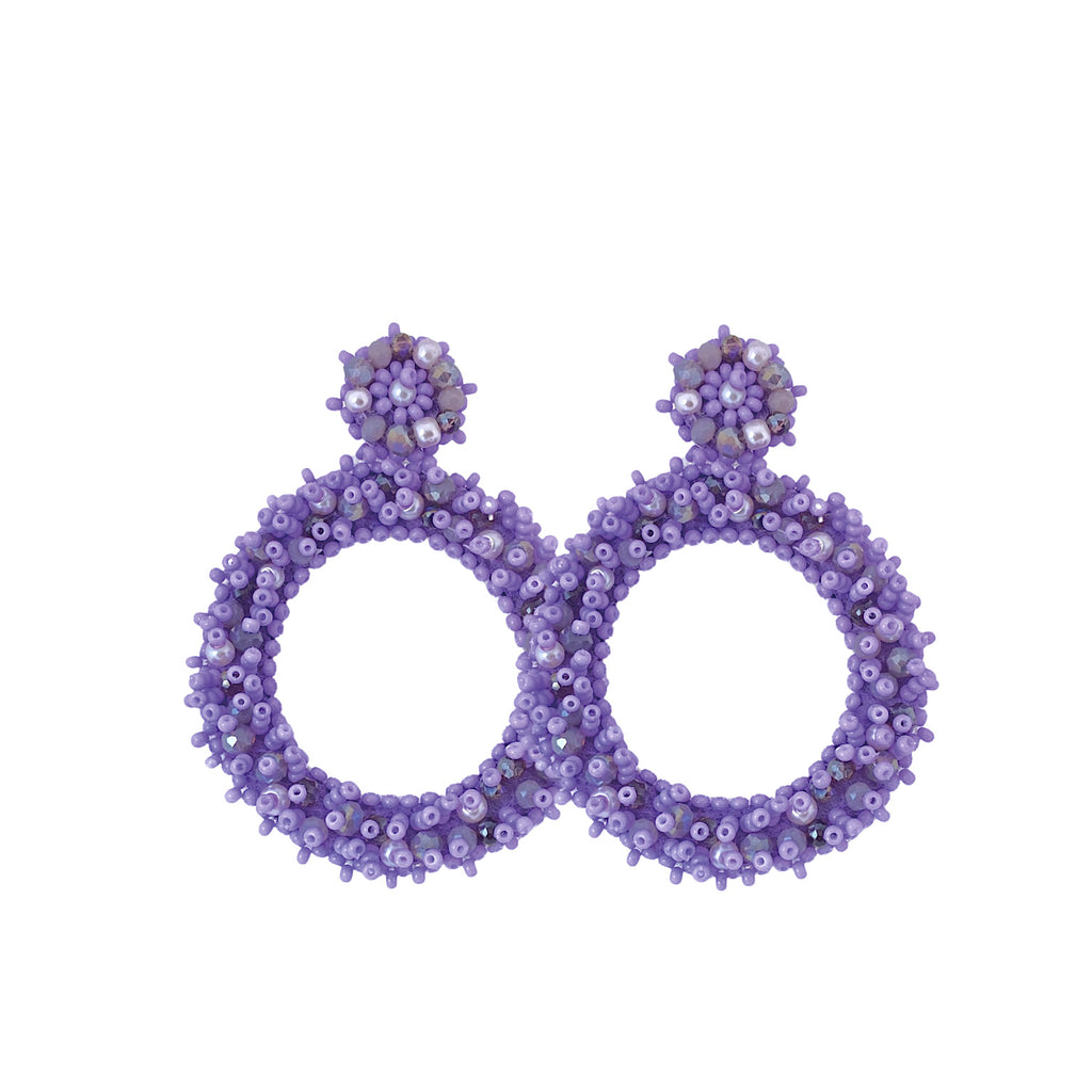 Lizzy Earrings - Lilac