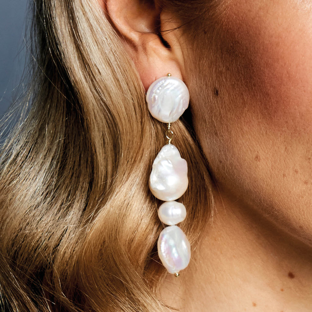 Loreana Pearl Earrings - Oor - Paulie Pocket
