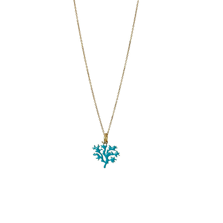 Blue Tree Necklace - Paulie Pocket