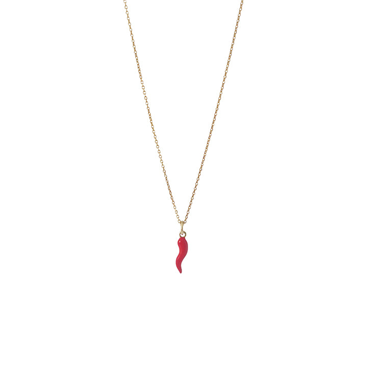 Red Pepper Necklace - Paulie Pocket