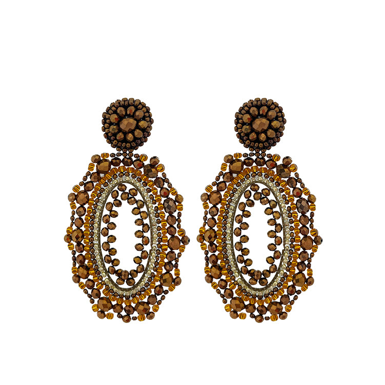 Siena Earrings - Bronze