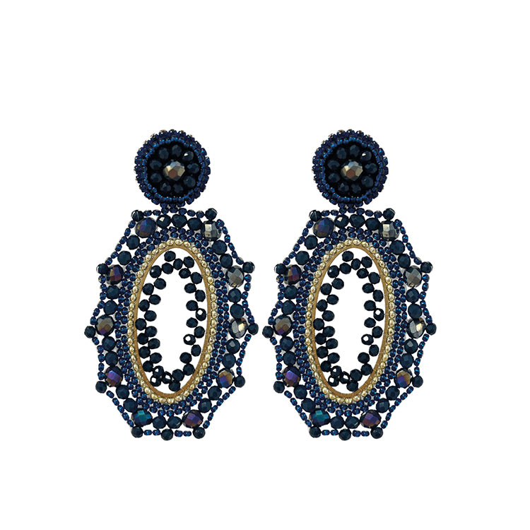 Siena Earrings - Dark Blue